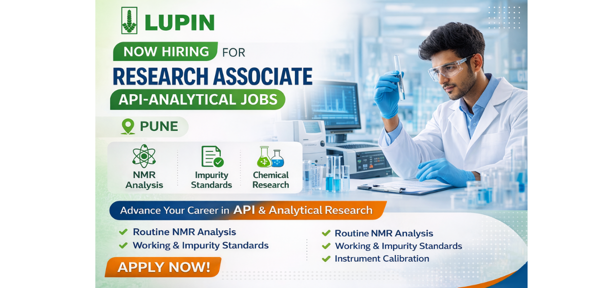 Analytical Research Associate Jobs at Lupin Pune