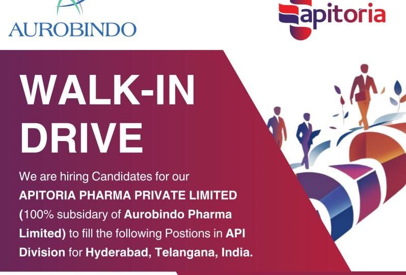 API Production & QC Jobs