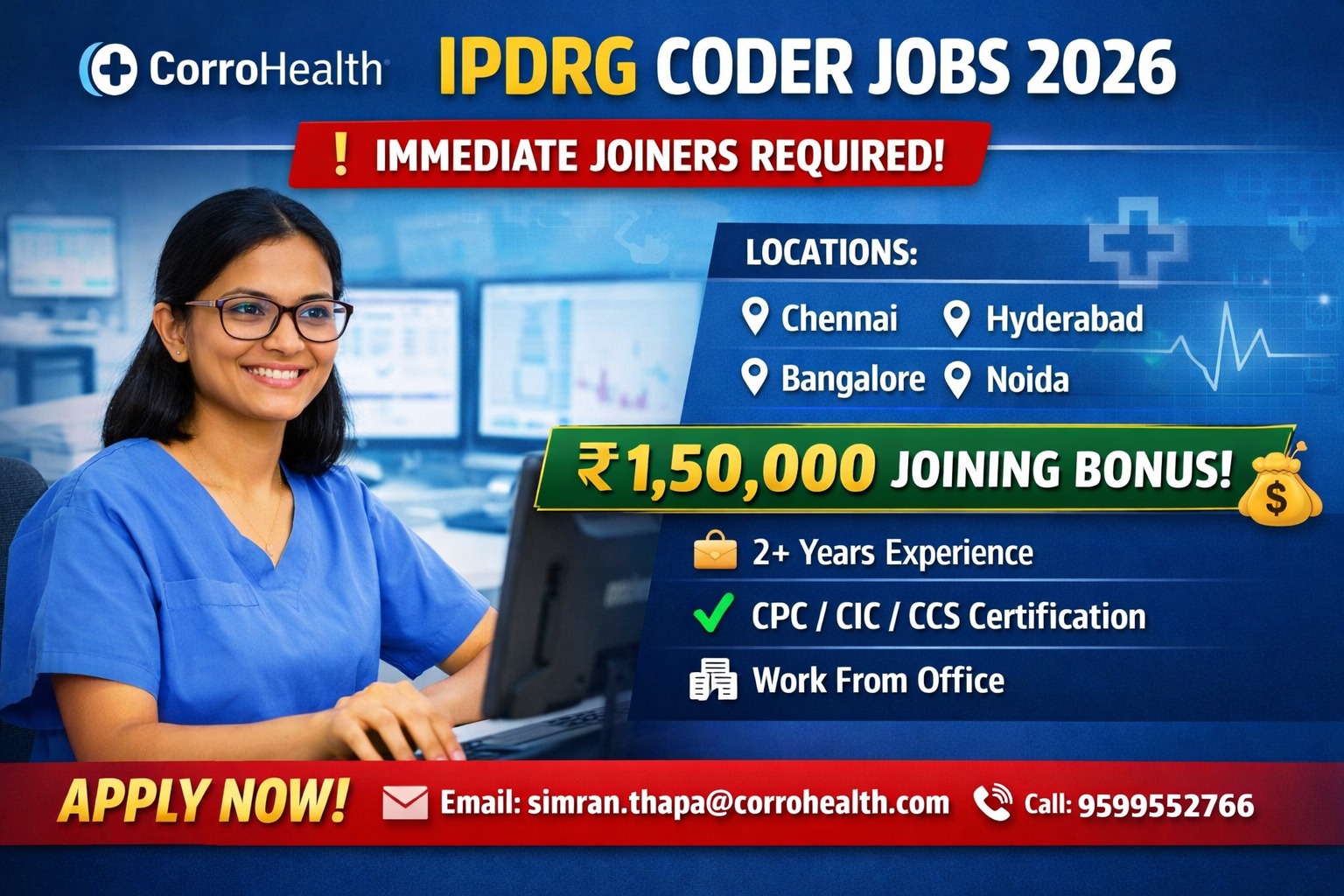 IPDRG Coder Jobs in India 2026