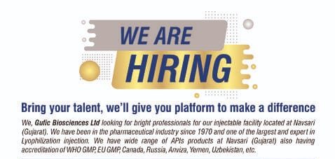 Pharma Jobs for Experienced Candidates in Navsari