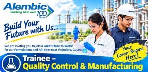 Alembic Pharmaceuticals Hiring 2026