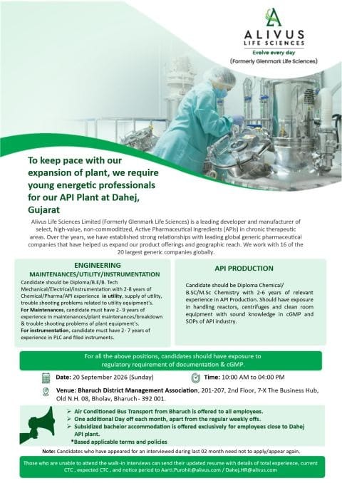 Alivus Life Sciences Hiring 2026 