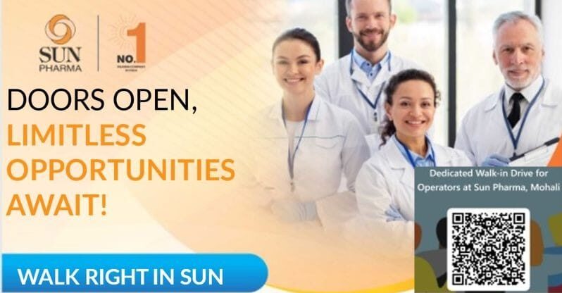 Sun Pharma Walk‑in Interview 2026
