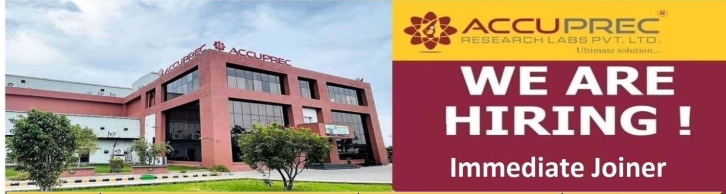 Accuprec Research Labs Hiring 2026