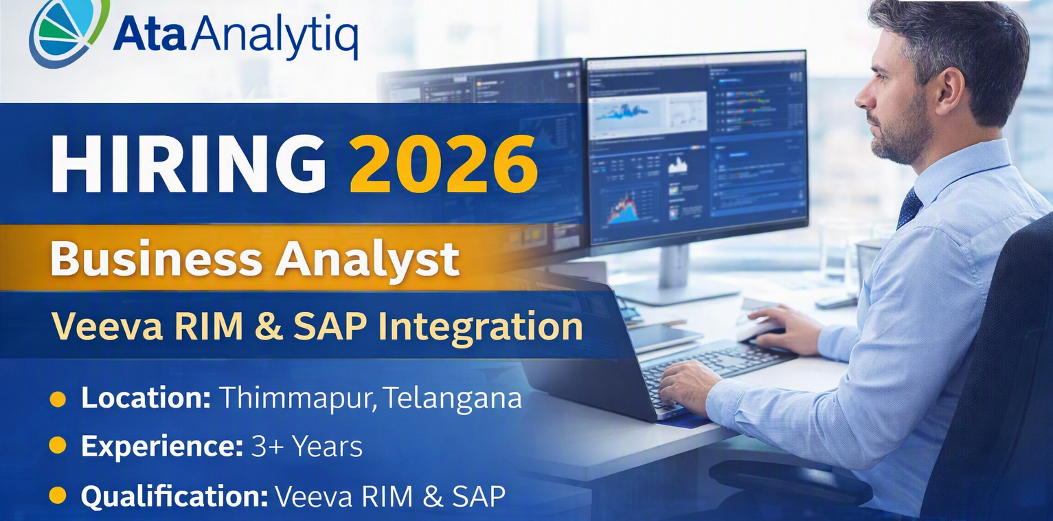 Business Analyst (Veeva RIM & SAP Integration) Jobs