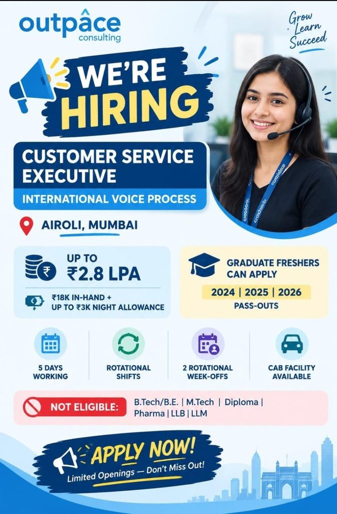 Customer Service Executive Jobs in Mumbai
