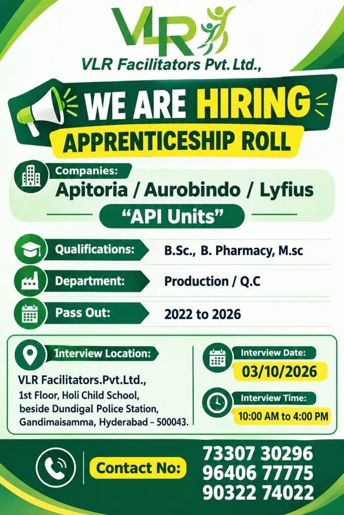 VLR Facilitators Hiring 2026